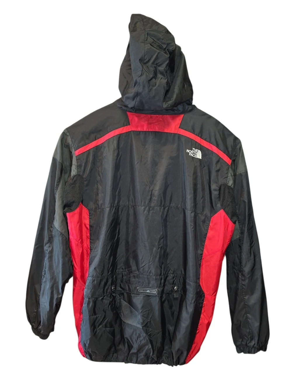 The North Face Men’s Black & Red Windbreaker Jacket Sz XXL
